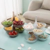 35823 European-style creative fruit platter, multi-layer stacked fruit platter, plastic living room coffee table, household candy platter, dried fruit box details Picture